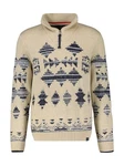LERROS Pullover mit Troyerkragen Beige/Khaki/Creme