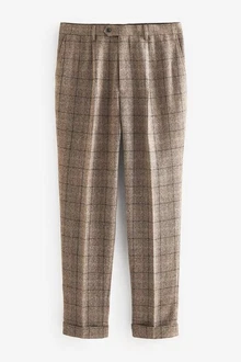 Next Karierter Anzug im Slim Fit Hose (1-tlg)