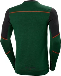 Helly Hansen Longsleeve Lifa Merino Crewneck Orange/Grün/Dunkelgrün