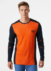 Helly Hansen Longsleeve Lifa Merino Crewneck Orange/Rot
