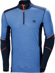 Helly Hansen Longsleeve Lifa Merino Half Zip Hellblau