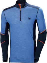 Helly Hansen Longsleeve Lifa Merino Half Zip Hellblau