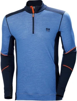 Helly Hansen Longsleeve Lifa Merino Half Zip Hellblau