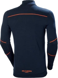 Helly Hansen Longsleeve Lifa Merino Half Zip Orange/Hellblau