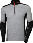 Helly Hansen Longsleeve Lifa Merino Half Zip Grau/Hellgrau