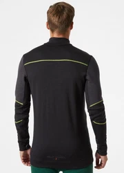 Helly Hansen Longsleeve Lifa Merino Half Zip Lila/Grün/Beige/Dunkelgrau