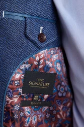 Next Sakko Signature Nova Fides Blau/Hellblau/Dunkelblau