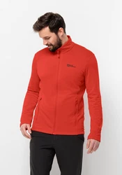 Jack Wolfskin Fleecejacke KOLBENBERG FZ Rot/Orange