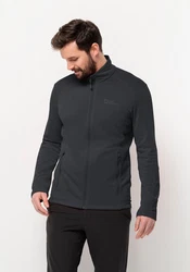 Jack Wolfskin Fleecejacke KOLBENBERG FZ Dunkelgrau/Grau/Dunkelblau/Schwarz