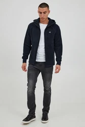 11 Project Fleecejacke PRMichel Dunkelblau/Hellblau/Blau