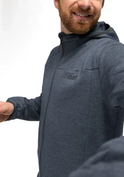 Maier Sports Fleecejacke Fave M Herren Dunkelblau/Dunkelgrau/Grau
