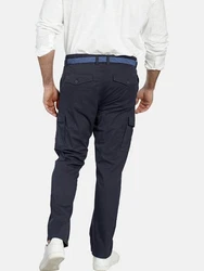 Charles Colby Cargohose BARON KNOX Blau/Dunkelblau/Grau
