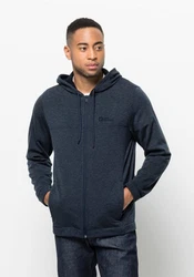Jack Wolfskin Fleecejacke WALDSEE HOODED JKT Dunkelblau/Blau/Hellblau