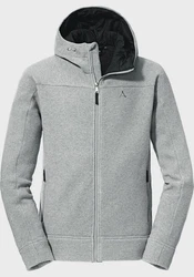 Schöffel Fleecejacke Anorak Grau/Hellgrau/Dunkelgrau