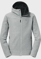 Schöffel Fleecejacke Anorak Grau/Hellgrau/Dunkelgrau