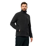 Jack Wolfskin Fleecejacke WINTERSTEIN FZ Schwarz/Dunkelgrau/Grau