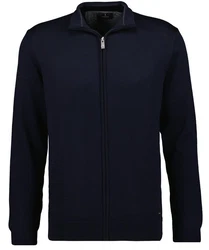 RAGMAN Strickfleecejacke Dunkelblau/Blau