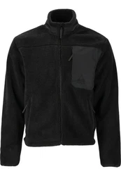 SOS Fleecejacke La Grave Schwarz/Hellblau