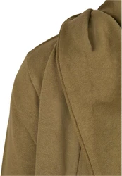 Urban Classics Herren Long Hooded Open Edge Cardigan (1-St) Khaki/Dunkelgrün/Braun