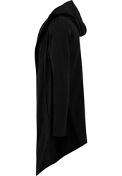 Urban Classics Herren Long Hooded Open Edge Cardigan (1-St) Schwarz