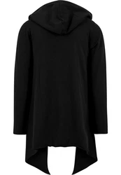 Urban Classics Herren Long Hooded Open Edge Cardigan (1-St) Schwarz