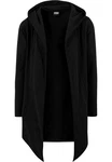 Urban Classics Herren Long Hooded Open Edge Cardigan (1-St) Schwarz