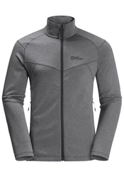 Jack Wolfskin Fleecejacke FORTBERG FZ Dunkelgrau/Grau/Hellgrau