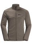 Jack Wolfskin Fleecejacke FORTBERG FZ Grau/Khaki/Braun/Dunkelgrün/Dunkelgrau