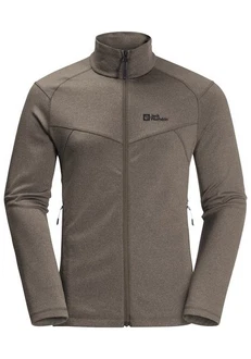 Jack Wolfskin Fleecejacke FORTBERG FZ Grau/Khaki/Braun/Dunkelgrün/Dunkelgrau