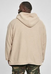 URBAN CLASSICS Hooded Sherpa Zip Jacket (1-St) Beige/Khaki/Braun