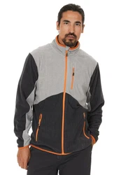 WHISTLER Fleecejacke Greyson Orange/Grau/Hellgrau/Dunkelgrau