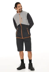 WHISTLER Fleecejacke Greyson Orange/Grau/Hellgrau/Dunkelgrau