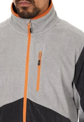 WHISTLER Fleecejacke Greyson Orange/Grau/Hellgrau/Dunkelgrau