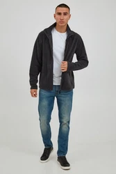 11 Project Fleecejacke PRMichalis Dunkelgrau/Schwarz/Grau