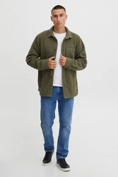 11 Project Fleecejacke PRDev Dunkelgrün/Grün/Khaki