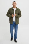 11 Project Fleecejacke PRDev Dunkelgrün/Grün/Khaki