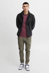 11 Project Fleecejacke PRDexton Dunkelgrau/Dunkelblau/Schwarz