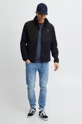 11 Project Fleecejacke PRDexton Dunkelblau/Schwarz/Dunkelgrün/Grau