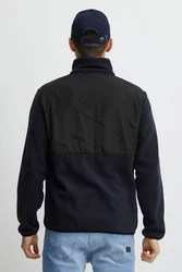 11 Project Fleecejacke PRDexton Dunkelblau/Schwarz/Dunkelgrün/Grau