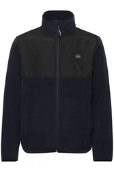 11 Project Fleecejacke PRDexton Dunkelblau/Schwarz/Dunkelgrün/Grau
