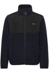 11 Project Fleecejacke PRDexton Dunkelblau/Schwarz/Dunkelgrün/Grau