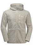 Jack Wolfskin Fleecejacke TANNENSPUR HOODED JKT Hellgrau/Grau/Khaki/Braun/Beige