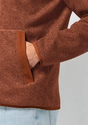 Jack Wolfskin Fleecejacke TANNENSPUR HOODED JKT Orange/Braun/Rot