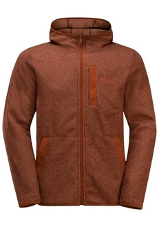 Jack Wolfskin Fleecejacke TANNENSPUR HOODED JKT Orange/Braun/Rot