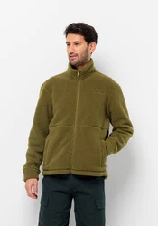 Jack Wolfskin Fleecejacke FELSLICHT Dunkelgrün/Grün