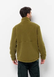 Jack Wolfskin Fleecejacke FELSLICHT Dunkelgrün/Grün