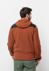 Jack Wolfskin Fleecejacke KAMMWEG PILE FZ Orange/Braun