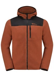 Jack Wolfskin Fleecejacke KAMMWEG PILE FZ Orange/Braun