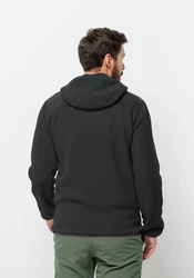 Jack Wolfskin Fleecejacke KAMMWEG PILE FZ Dunkelgrau/Grau/Dunkelblau/Schwarz