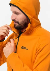 Jack Wolfskin Fleecejacke ALPGRAT HOODED FZ Orange